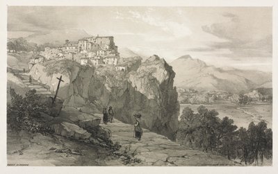 Rocca Giovane autorstwa Edward Lear