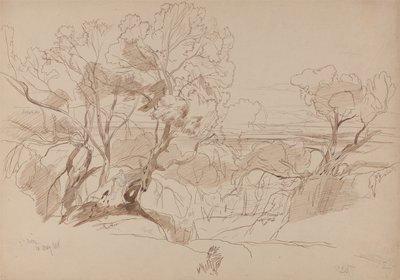 Santa Decca, Korfu, 28 maja 1848 r. (126) autorstwa Edward Lear