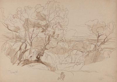 Santa Decca, Korfu, 28 maja 1848 r. (126) autorstwa Edward Lear