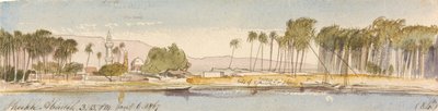 Szejk Abadeh, 15:15, 6 stycznia 1867 r. (84) autorstwa Edward Lear