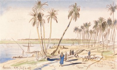 Sowadi, 8:30 rano, 4 stycznia 1867 r. (65) autorstwa Edward Lear
