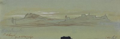 Święty Archaniele, z wagonu kolejowego autorstwa Edward Lear