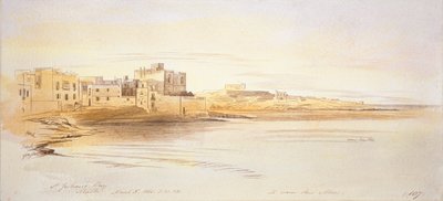 Zatoka św. Juliana, Malta, 1866 autorstwa Edward Lear