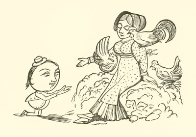 Zaloty Yonghy-Bongy-Bo (grawerowanie) autorstwa Edward Lear