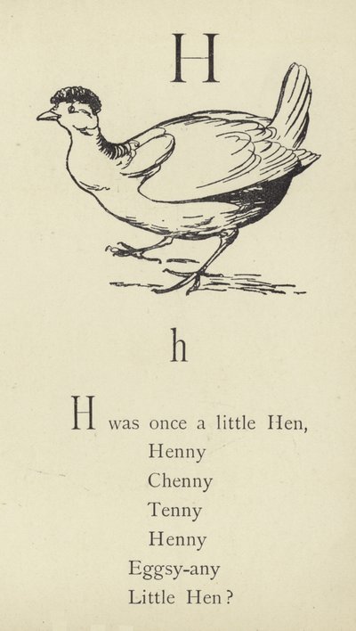 Litera H autorstwa Edward Lear