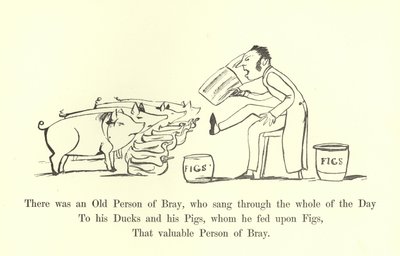 Był tam stary człowiek z Bray, który śpiewał przez cały dzień autorstwa Edward Lear