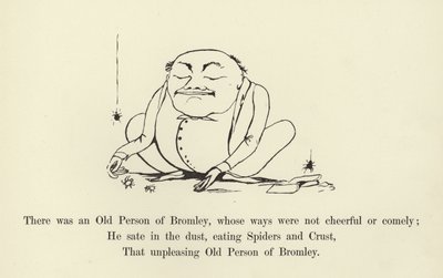 W Bromley był Stary Człowiek, którego postępowanie nie było ani wesołe, ani urodziwe autorstwa Edward Lear
