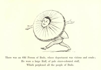 Był stary człowiek Bude, którego zachowanie było złośliwe i nieokrzesane autorstwa Edward Lear