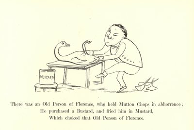 Był stary człowiek z Florencji, który brzydził się kotletami baranimi autorstwa Edward Lear