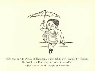 W Shoreham żył Stara Osoba, której zwyczaje naznaczone były decorum autorstwa Edward Lear