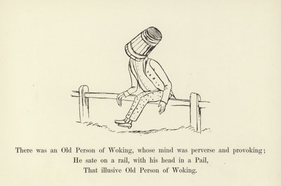 Był sobie pewien staruszek z Woking, którego umysł był przewrotny i prowokujący autorstwa Edward Lear