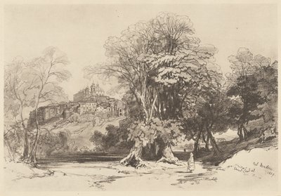 Montone Valley autorstwa Edward Lear