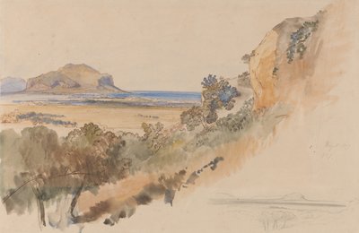 Widok w pobliżu Palermo autorstwa Edward Lear
