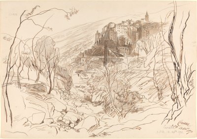 Widok Ceriana autorstwa Edward Lear