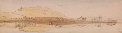 Widok na Nil autorstwa Edward Lear