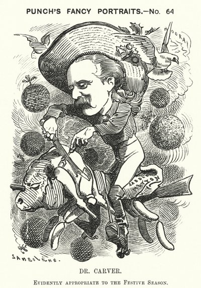 Dr Carver (Grawerowanie) autorstwa Edward Linley (after) Sambourne