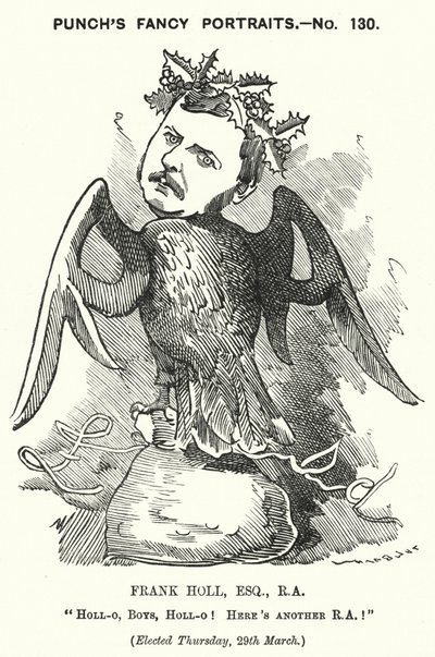 Kreskówka dziurkacza: (grawerowanie) autorstwa Edward Linley (after) Sambourne