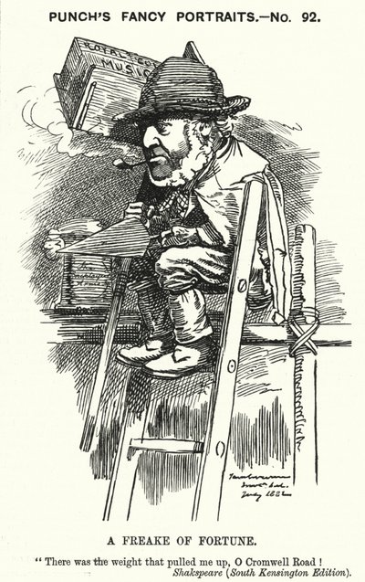 Kreskówka poncz: Sir Charles James Freake autorstwa Edward Linley (after) Sambourne