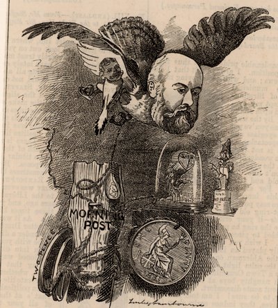 Algernon Borthwick, pierwszy baron Glenesk (1830-1908) autorstwa Edward Linley Sambourne