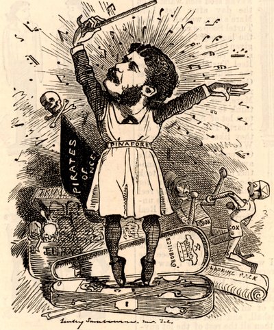Artur Seymour Sullivan (1842-1900) autorstwa Edward Linley Sambourne