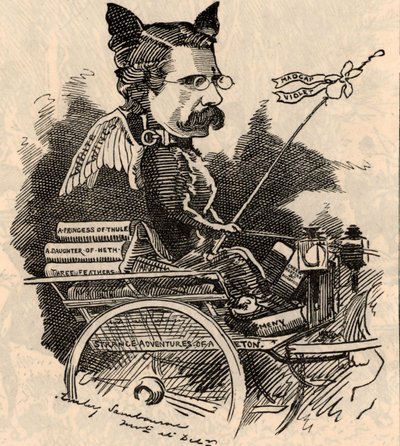 Karykatura Williama Blacka autorstwa Edward Linley Sambourne
