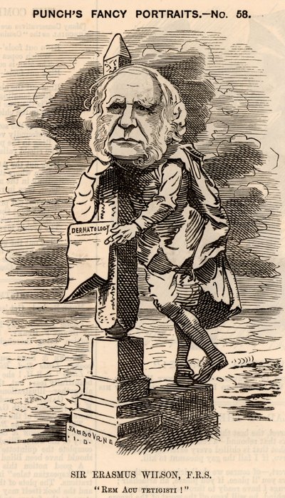 Erazm Wilson (1809-1884) autorstwa Edward Linley Sambourne