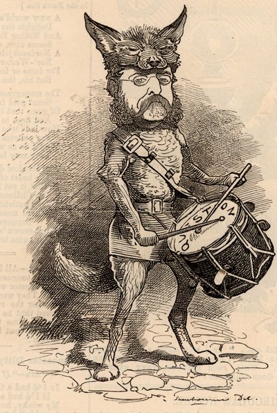 Henry Drummond Charles Wolff (1830-1908) autorstwa Edward Linley Sambourne