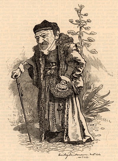 Mojżesz Montefiore (1784-1885) autorstwa Edward Linley Sambourne