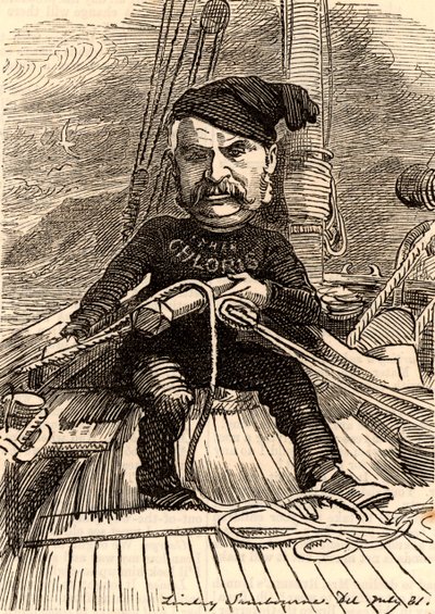 William Schwenck Gilbert (1836-1911) autorstwa Edward Linley Sambourne