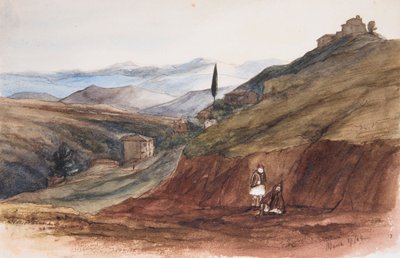 Andritzena autorstwa Edward & Lushington Franklin (1823 1901) Lear