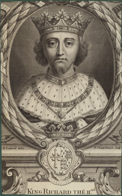 Portret króla Anglii Ryszarda II autorstwa Edward Lutterell