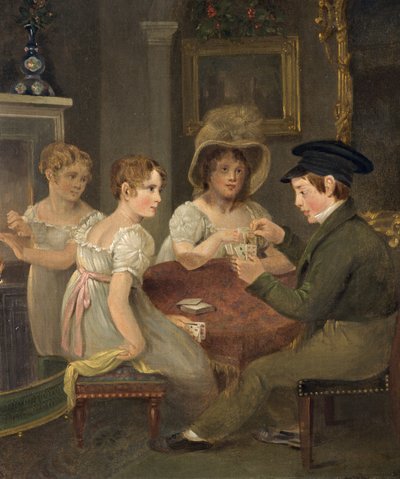 Pani Sarah Cornock i jej troje dzieci, ok. 1810 r. autorstwa Edward Matthew Pearce