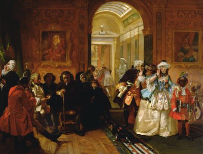 Przedpokój Lorda Chesterfielda w 1748 r., 1869 r autorstwa Edward Matthew Ward
