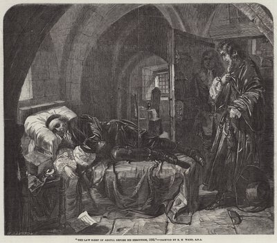 Ostatni sen Argyll przed egzekucją, 1685 autorstwa Edward Matthew Ward