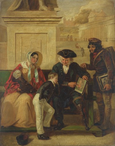 Weteran z Aboukir, 1844 autorstwa Edward Matthew Ward