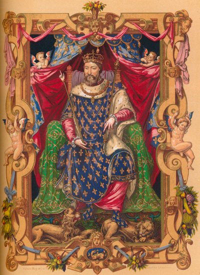 Król Francji Franciszek I, XVI w., 1849 r. autorstwa Edward May