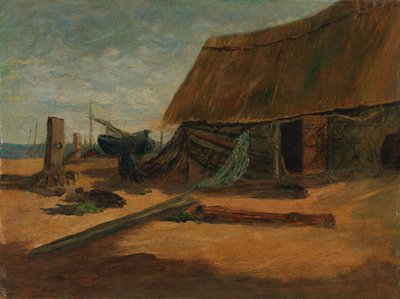 Szałasy wędkarskie autorstwa Edward Mitchell Bannister