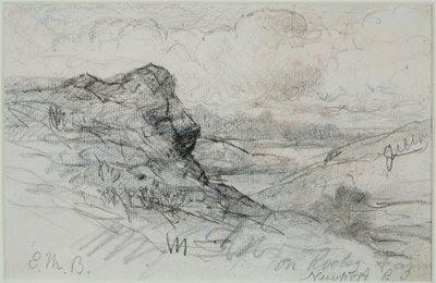 Newport, Rhode Island (nr 13B) lata 80. XIX wieku (grafit na papierze) autorstwa Edward Mitchell Bannister