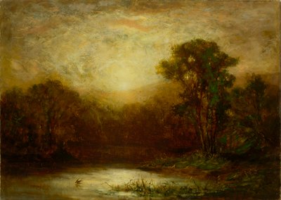 Zachód słońca, ok. godz. 1875-1880. autorstwa Edward Mitchell Bannister