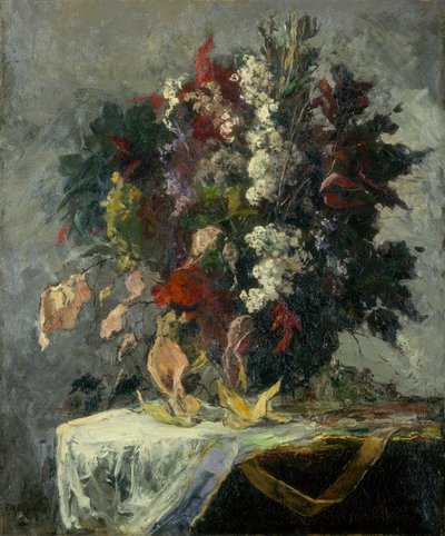Bez tytułu (kwiatowa martwa natura) autorstwa Edward Mitchell Bannister