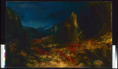 Dolina w morzu (olej na płótnie) autorstwa Edward Moran