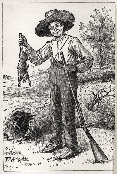 „Przygody Huckleberry Finn” Marka Twaina autorstwa Edward Parick Kinsella