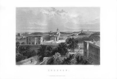 Lucknow, Indie, 1893. autorstwa Edward Paxman Brandard