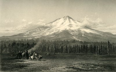 „Góra Szasta”, 1872. autorstwa Edward Paxman Brandard
