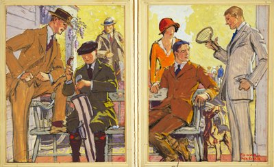 Reklama odzieży Hart, Schaffner & Marx, wyd. 1900 autorstwa Edward Penfield