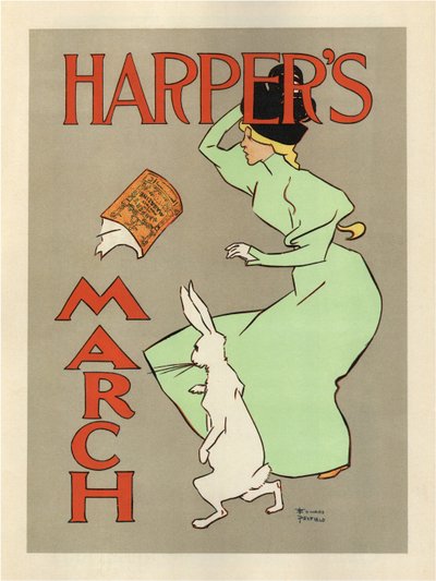 Harfiarzy Marzec 1894 autorstwa Edward Penfield