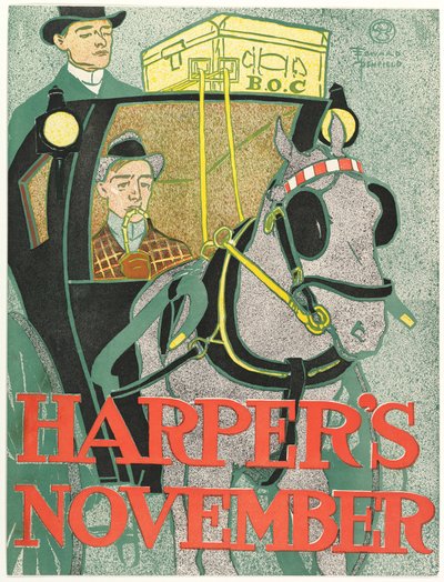 Harpers New Monthly Magazine, listopad 1896 autorstwa Edward Penfield