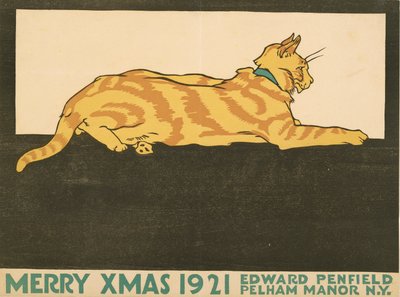 Fröhliche Weihnachten, 1921 autorstwa Edward Penfield