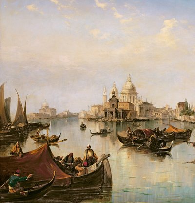 Bacino di San Marco, patrząc w stronę ujścia Canale Grande (detal z 35342) autorstwa Edward Pritchett