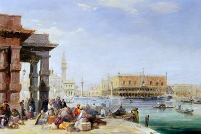 Pałac Dożów z Santa Maria della Salute autorstwa Edward Pritchett